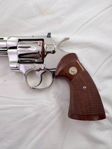 GORGEOUS 1981 Nickel Colt Python 4 in.-COLLECTOR QUALITY 99.99%-Box & Docs - Image 7 of 16