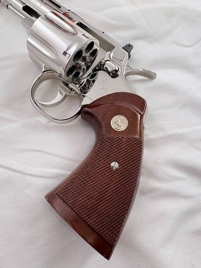 GORGEOUS 1981 Nickel Colt Python 4 in.-COLLECTOR QUALITY 99.99%-Box & Docs - Image 16 of 16