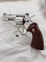 GORGEOUS 1981 Nickel Colt Python 4 in.-COLLECTOR QUALITY 99.99%-Box & Docs - Image 8 of 16