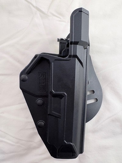 Like NEW Beretta 5.11 Series Tactical & Duty Thumb Drive OWB Multi Adjustable Holster - Image 1 of 4