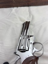 COLLECTORS-1974 Colt Python w/museum quality NICKEL FINISH including box and docs-Appears as NEW - Image 12 of 14