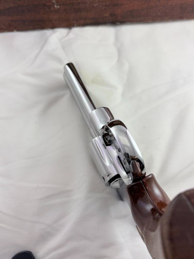 COLLECTORS-1974 Colt Python w/museum quality NICKEL FINISH including box and docs-Appears as NEW - Image 11 of 14