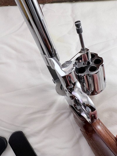COLLECTORS-1974 Colt Python w/museum quality NICKEL FINISH including box and docs-Appears as NEW - Image 10 of 14