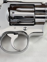 COLLECTORS-1974 Colt Python w/museum quality NICKEL FINISH including box and docs-Appears as NEW - Image 6 of 14