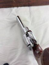 COLLECTORS-1974 Colt Python w/museum quality NICKEL FINISH including box and docs-Appears as NEW - Image 11 of 14