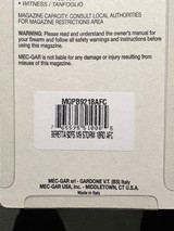 MECGAR - NEW in Factory Pkg. - 18 round magazines for Beretta 92FS, M9 - Image 2 of 2