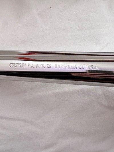 COLLECTORS-UNFIRED IN THE BOX 1979 Colt SAA .45 7.5"-NICKEL FINISH 99.99% - Image 5 of 12