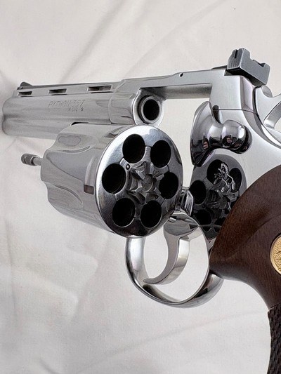 Gorgeous 1983 Colt Python 6 in. NICKEL 99.9%-Box and Docs - Image 17 of 17