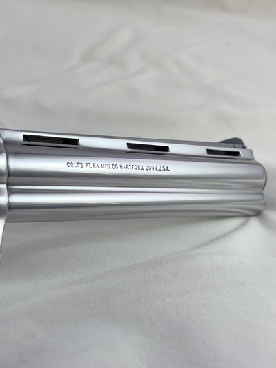 Gorgeous 1983 Colt Python 6 in. NICKEL 99.9%-Box and Docs - Image 13 of 17