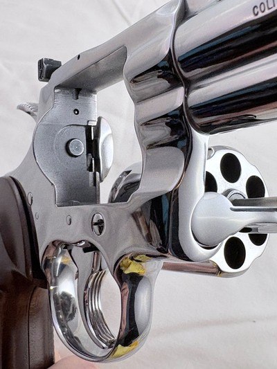 Gorgeous 1983 Colt Python 6 in. NICKEL 99.9%-Box and Docs - Image 4 of 17
