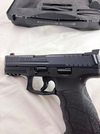 Like New H&K VP9 In Box-Fiber Optic Sites - Image 7 of 9
