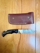 NEW Folding Handmade DAMASCUS Pocket Knife-7 inch overall length - Image 7 of 9