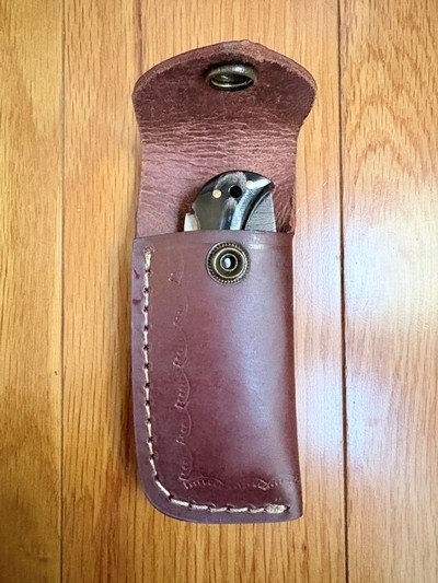 NEW Folding Handmade DAMASCUS Pocket Knife-7 inch overall length - Image 8 of 9