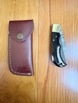 NEW Folding Handmade DAMASCUS Pocket Knife-7 inch overall length - Image 2 of 9