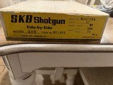 SKB Model 400 12 Gauge 26” SxS Immaculate Condition!! - 12 of 12