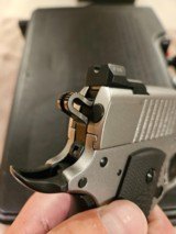 Ruger SR1911 Stainless Commander 4.25in 45 cal barely used with Wilson Combat grips, Night Fision sights - 7 of 10