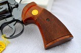 PRISTINE COLT PYTHON 357 MAGNUM, 6” ROYAL BLUE, LNIB, NO TURN LINE ON CYLINDER, ORIGINAL BOX & LITERATURE - California Buyers Encouraged! - 7 of 15