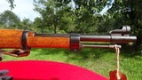 Swedish Mauser M38 Husqvarna 1942 6.5 Swede with Burris scout scope all matching - 6 of 17