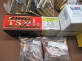 9.3 (.366) bullets of various mfg's (Norma,Barnes,Wooleigh,Speer etc. & 9.3x62 brass. - 2 of 4