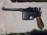 Mauser c96 broomhandle 30 mauser W/stock - 1 of 11
