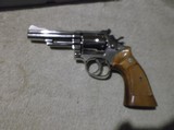 S&W mod 19 357 mag 4bbl nickle - 1 of 7