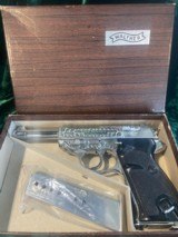 Scarce Walther Factory Silver Plated Engraved 9mm - 11 of 12