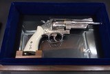 S&W 27-2 ..357 General Patton Commemorative .357 Silver plated engraved pistol - 12 of 15