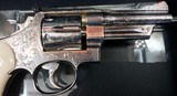 S&W 27-2 ..357 General Patton Commemorative .357 Silver plated engraved pistol - 8 of 15