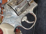 S&W 27-2 ..357 General Patton Commemorative .357 Silver plated engraved pistol - 7 of 15