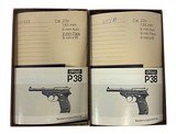 Very Rare
consecutive serial Walther P38 factory silver plated engraved pistols - 5 of 13