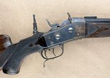 Remington .32-40 Rolling Block w Double-Set Triggers Custom Schuetzen Rifle - 6 of 15