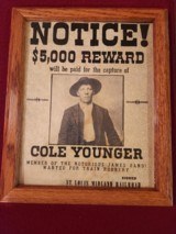VERY RARE Colt .45 belonging to Cole Younger of the James Younger Gang - 4 of 12
