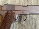 WW2 REMINGTON RAND U.S. ARMY M1911A1 .45ACP SEMI-AUTO PISTOL 1945MFG - 7 of 10