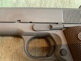 WW2 REMINGTON RAND U.S. ARMY M1911A1 .45ACP SEMI-AUTO PISTOL 1945MFG - 6 of 10