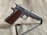 WW2 REMINGTON RAND U.S. ARMY M1911A1 .45ACP SEMI-AUTO PISTOL 1945MFG - 2 of 10