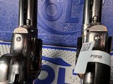 2 Colt Single Action Army 5.5" .45 Colt Case Hardened p1850 SAA NEW IN BOX CONSECUTIVE SERIAL NUMBERS - 14 of 20