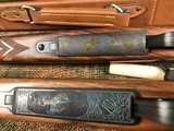WEATHERBY MARK V WYOMING GOLD AND SILVER EDITION MATCHING SERIAL # 37 OF 200 BLUED BOLT ACTION RIFLE – 300 WEATHERBY MAGNUM - 12 of 20