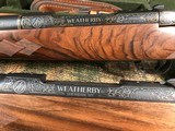 WEATHERBY MARK V WYOMING GOLD AND SILVER EDITION MATCHING SERIAL # 37 OF 200 BLUED BOLT ACTION RIFLE – 300 WEATHERBY MAGNUM - 8 of 20