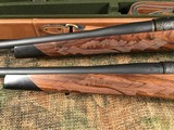 WEATHERBY MARK V WYOMING GOLD AND SILVER EDITION MATCHING SERIAL # 37 OF 200 BLUED BOLT ACTION RIFLE – 300 WEATHERBY MAGNUM - 7 of 20