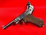 WW1 1915 DWM P.08 Luger 9mm 4" Blued WWI DWM-P08 P-08 Luger - 1 of 15