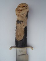 James L. Batson,Jr."Goliath" embellished and carved by Paul G. Grussenmeyer with oriental and ancient head. - 2 of 5