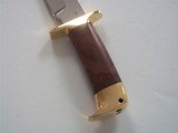 Jean Tanazacq famous French Knifemaker vintage model TRONÇAY1 in mint condition.walnut handle brass guard - 4 of 6