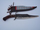 James L. Batson, Jr.Southwest "Alamo " Bowie Iron Guard With Half Penny Finial & Flat Balls Terminal Red Cedar Wood - 2 of 5