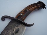James L. Batson, Jr.Southwest "Alamo " Bowie Iron Guard With Half Penny Finial & Flat Balls Terminal Red Cedar Wood - 5 of 5
