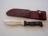 Glen Marshall-Lang Award one of a Kind A.F.F.S. Scaled Down Version 1998 D2 Steel Black Micarta Handle Fancy file work - 1 of 8