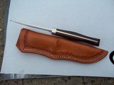 J.B. Moore Small Utility-Hunting Knife Exotic Cocobolo wood Nickel Silver guard A Real Beauty! - 3 of 5