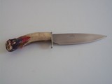 James L. Batson "TAR HEEL" An Old American Drop Point Knife Carved "Blackbeard" Pirate By Paul Grussenmeyer 1992 - 3 of 6