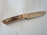 J.B. Moore Small Utility-Hunting Knife Exotic Cocobolo Wood Handle German Silver Single Guard-A Beauty! - 2 of 2