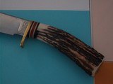 Marble's Custom-ordered Trailmaker Model Hunter with Rare India Sambar Stag antler handle 1999 A Rarity in today's marketplace - 4 of 6