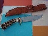 Marble's Custom-ordered Trailmaker Model Hunter with Rare India Sambar Stag antler handle 1999 A Rarity in today's marketplace - 2 of 6